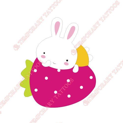 Rabbit Customize Temporary Tattoos Stickers NO.8962